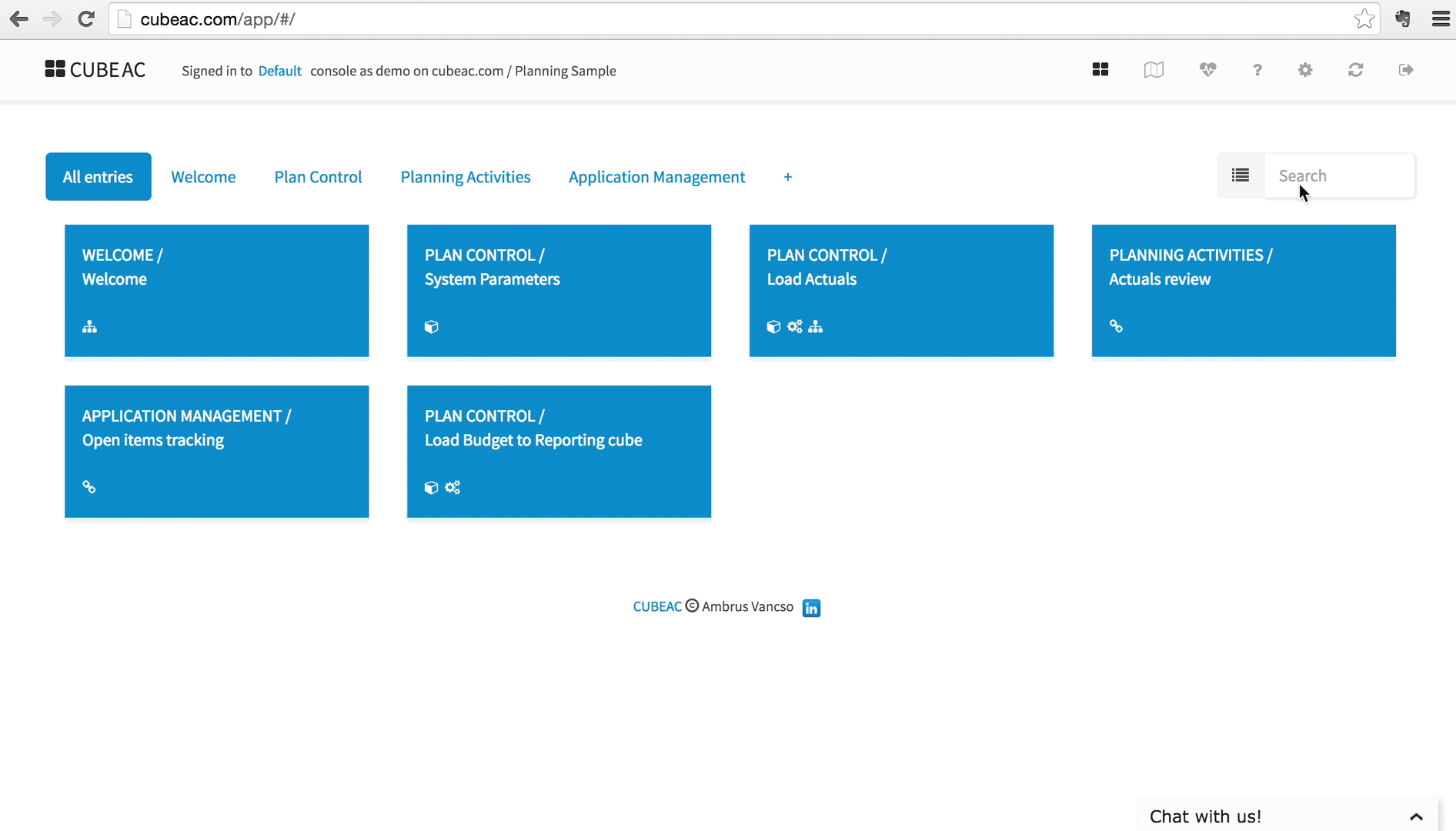 Finding TM1 Objects using CUBEAC